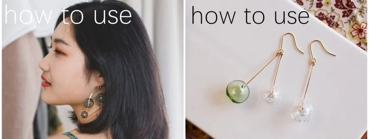 10pieces Double Hole 10-20mm Color Glass Ball Globe Beads Hollow Glass Bottle Vial Jewelry Making Accessories Findings Viralgem Store