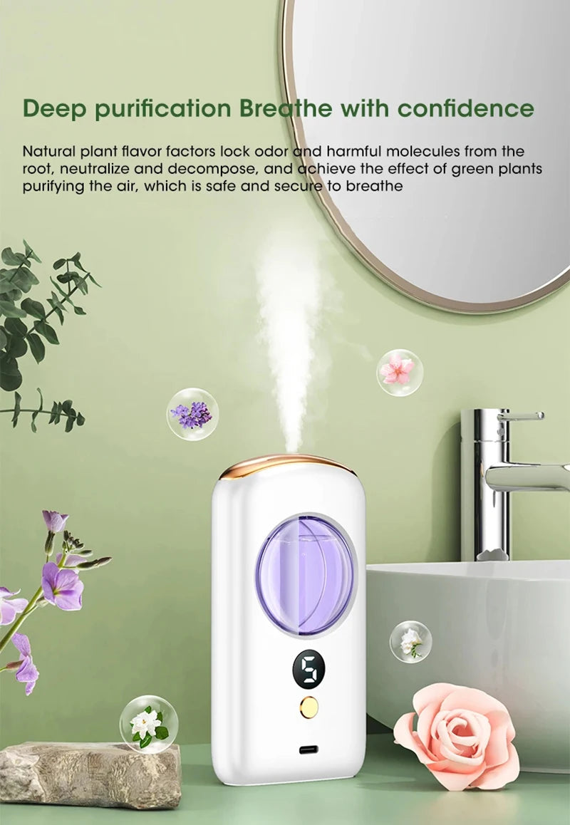 Xiaomi Smart Aromatherapy Machine Air Freshener Purifier Automatic Sprayer Essential Oil Perfume Diffuser Living Room Deodorizer Viralgem Store