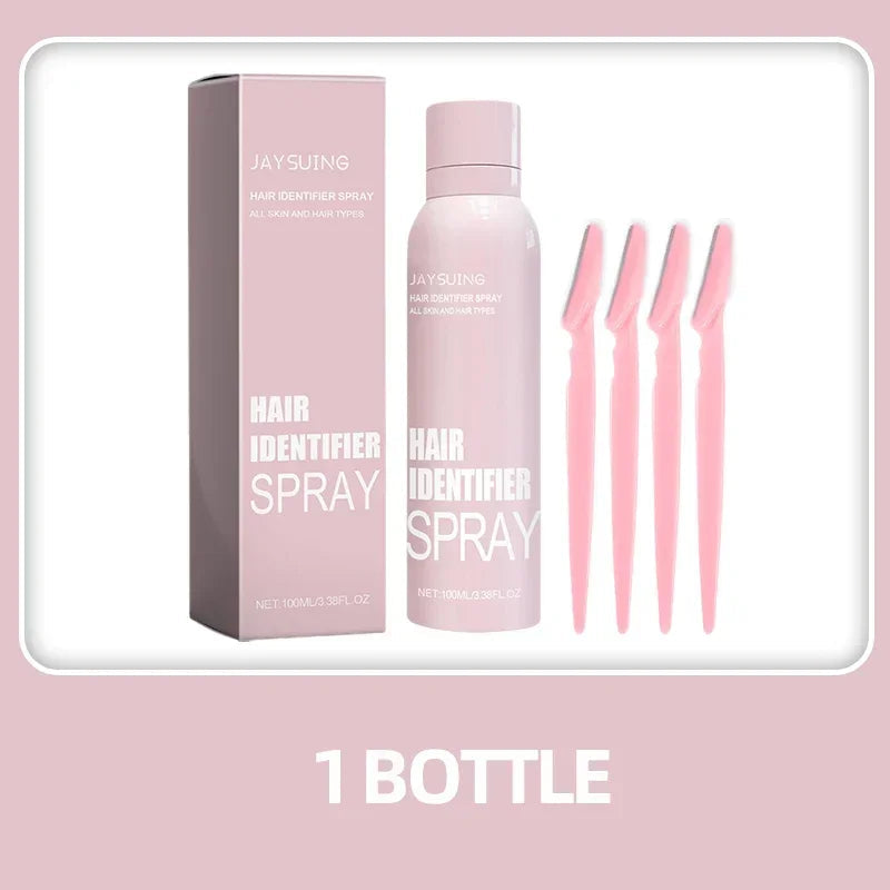 100ml Hair Identifier Spray Dermaplaning Spray Powder For Facial Hair, Moisturizing Skin Care Dermaplaner Spray For Face Shaving Viralgem Store