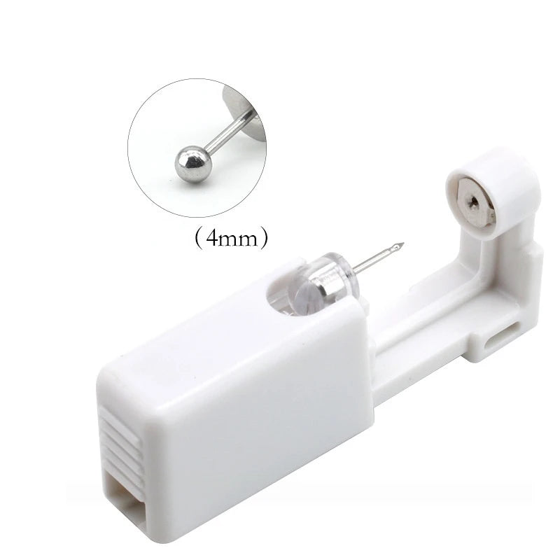 1PC Disposable Sterile Ear Piercing Unit Cartilage Tragus Helix Piercing Gun NO Pain Piercer Tool Machine Kit Stud Body Jewelry Viralgem Store