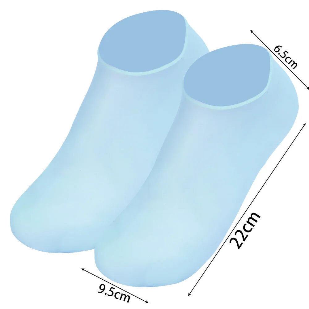 1/3pairs Silicone Moisturizing Foot Socks Anti Cracking Dry Dead Skin Foot Spa Tools Reusable Gel Stocking Protective Feet Cover Viralgem Store