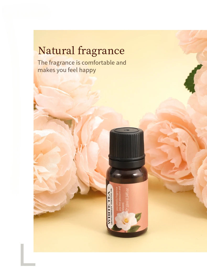 5PCS Aromatherapy plant essential oil water-soluble humidifier fireless aromatherapy refill liquid aromatherapy machine set