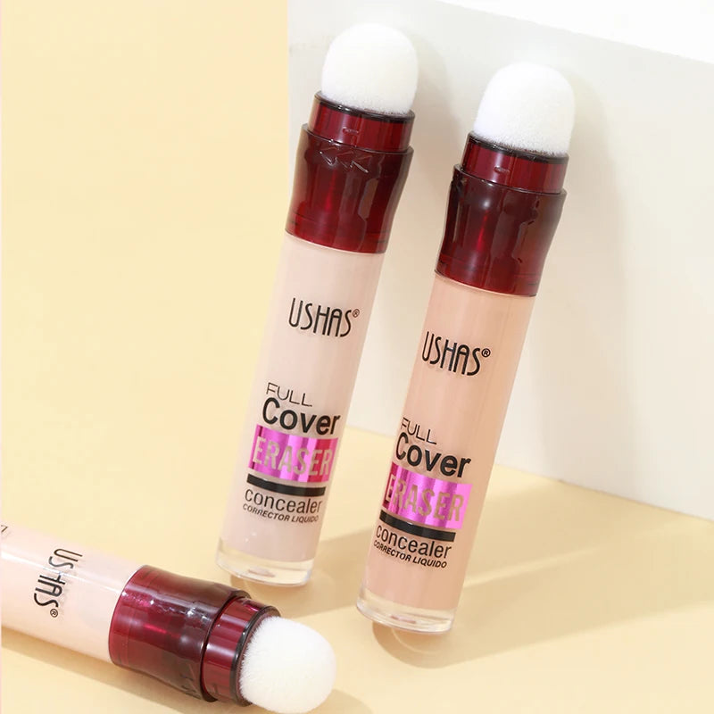 Sponge Head Concealer For Dark Circles Tears Freckles  Corrector Acne Dark Circles High-end Makeup Natural Skin Makeup Cosmetics