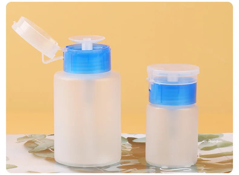 60/150/ml Nail Refillable Bottles Empty Press Pump Dispenser Nail Art Polish Remover Cleaner Makeup Bottle Manicure Tool