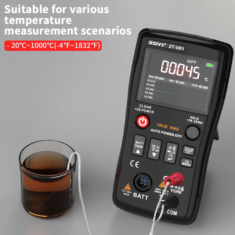 ZOYI ZT-XR1 4.5-Inch Professional Multimeter+Battery Internal Resistance Tester (True Value Version) All-In-One! Viralgem Store