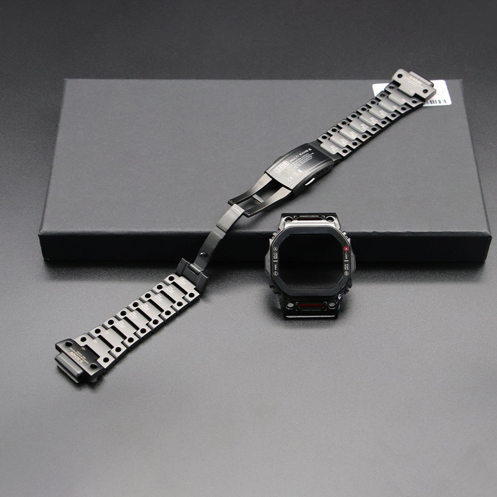 Titanium Modification Kit DW-5600 Metal Strap Case Bezel Set for GW-M5610 GW-5000 Stainless Metal Steel Case for Casioak GLS5600