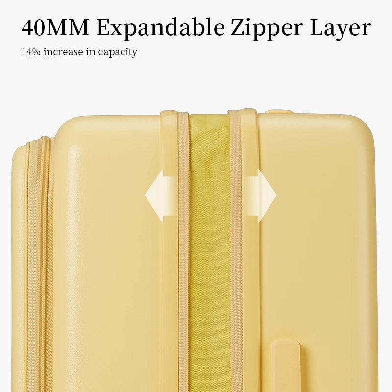 AJI Luggage Travel Suitcase Women Men Suitcase Trip Cabin Expandable Suitcases On Wheelstsa Lock Trolley Case Plaid Pattern Viralgem Store