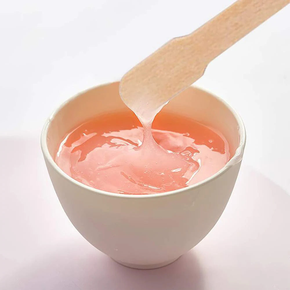 100Pcs Wooden Hair Removal Stick Face Wax Sticks Depilation Spatula Body Eyebrow Applicator Smooth Tongue Depressor Beauty Tools