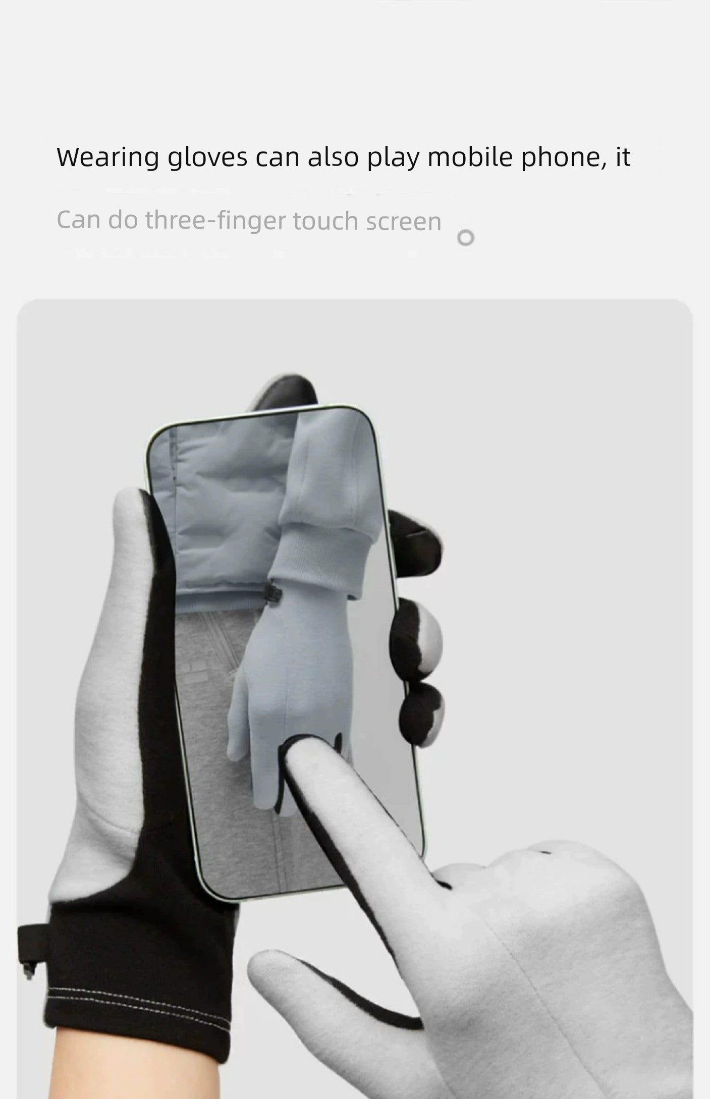 [Same Style as Zhou Dongyu] Banana Inner Hot Leather 301 + Gloves Touch Screen Cycling Skiing Outdoor Keep Warm Men and Women Winter Viralgem Store