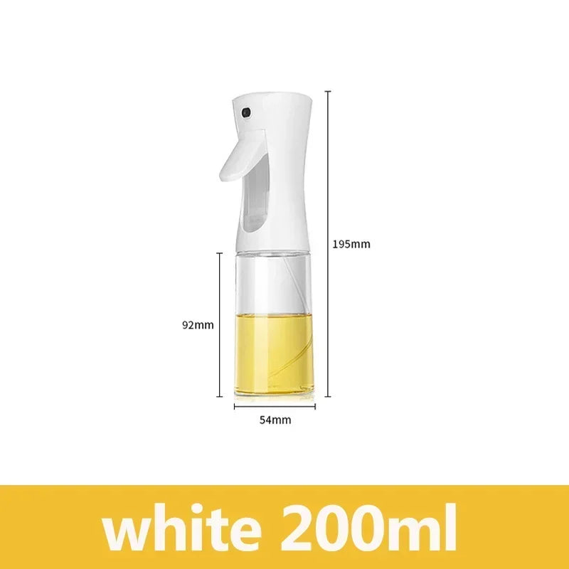 300ML Olive Oil Spray Bottle Kitchen Soy Sauce Vinegar Seasoning Container Dispenser for Camping BBQ Roasting Cooking Salad