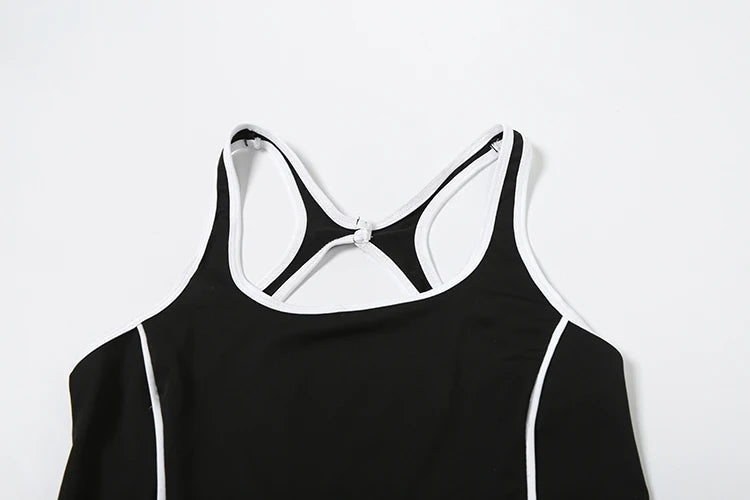 Weird Puss Sporty Women Jumpsuits Fitness Casual Summer O-neck Sleeveless Skinny Overalls Female Active Workou Overall Viralgem Store