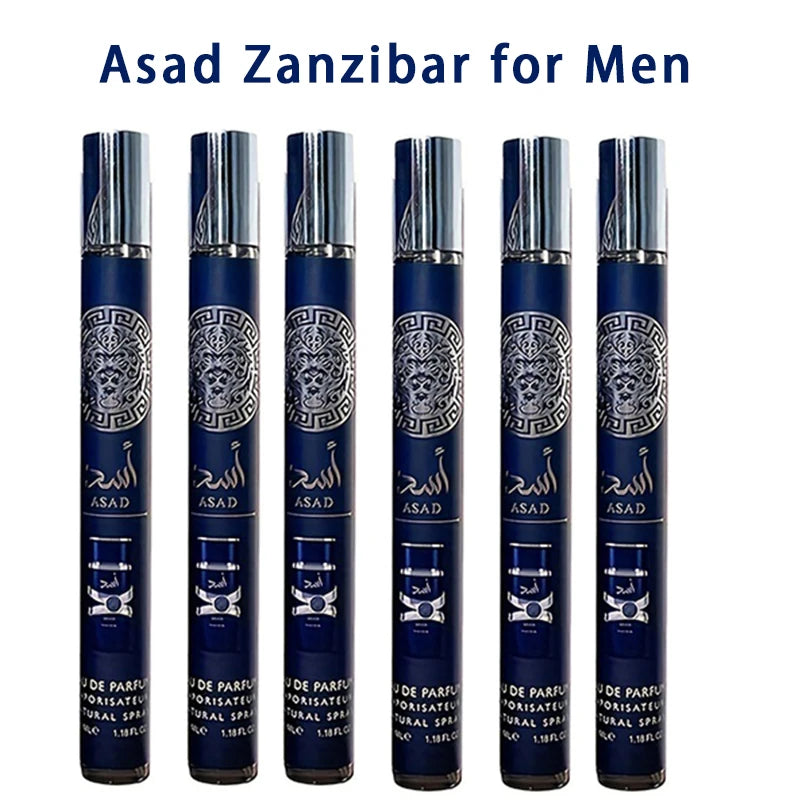 6PCS 35ml Original Yara Perfume Long Lasting Fragrance Eau de Parfum Spray Arabian Perfumes For Men's & Women Portable Perfume