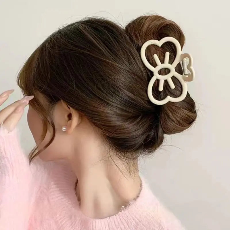 2024 Butterfly Hair Clip Hairpins for Women Girls French High Sense Acetate Hair Claw Trendy Barrettes Hair Accessories