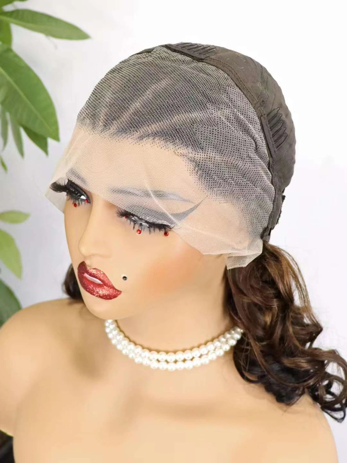 4T30T4 Color  Loose Wave Remy Human Hair Wigs 250% Density 13x4 Lace Frontal Cornrow Braided Wig SLoose Fumi Lace Braid Wig