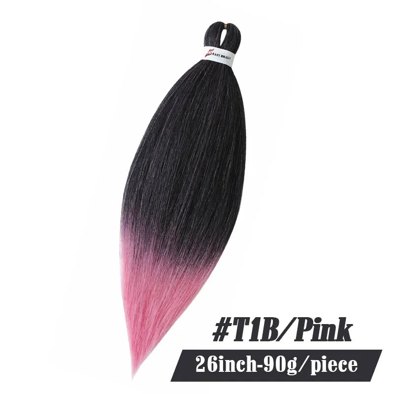 90G Yaki Synthetic Braiding Hair Jumbo Pre Stretched Hair Extensions For Women Kanekalon Curly Crochet Hair Braids Passion Twist