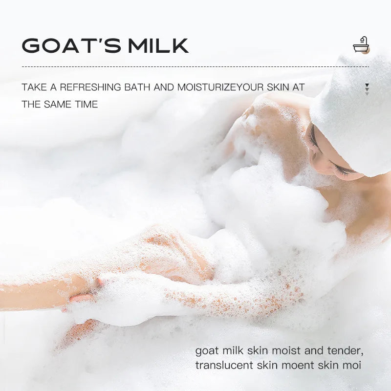 250ml Goat Milk Shower Gel Body Cleanser Remove Body Date Skin Nourishes and Balance The Skin Moisturizes and Lighting