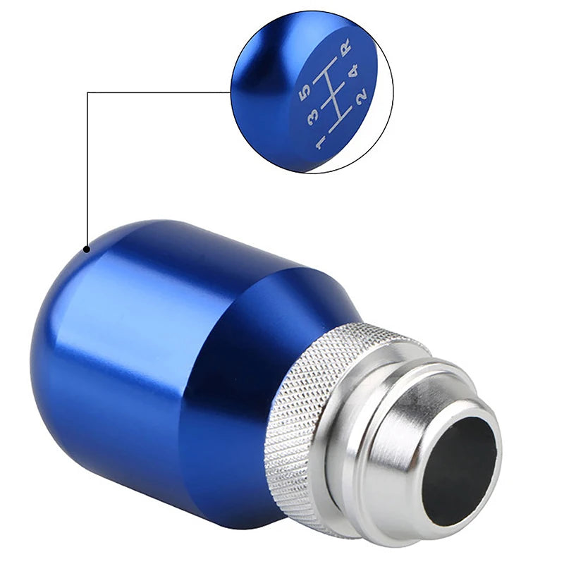 Universal Car Gear Shift Knob Gear Stick Manual Shifter Lever Retractable Adjustable Length Gear Head Aluminum Alloy Gear Head