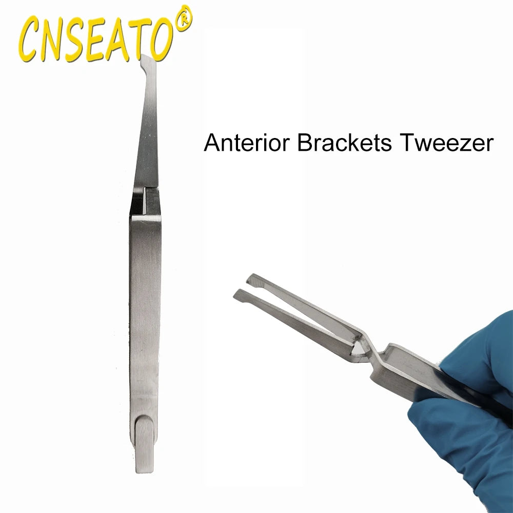 1Pcs Dental Orthodontic Bracket Tweezer Buccal Tube Bonding Placer Dentistry Articulating Paper Tweezers for Teeth Care Tools