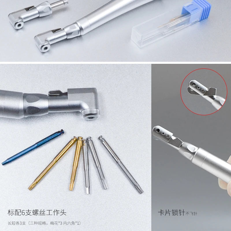 Universal Dental Implant Torque Wrench with 12 Driver Head Kit Hand Driver Screw Handpiece Dental Implant Tool Viralgem Store