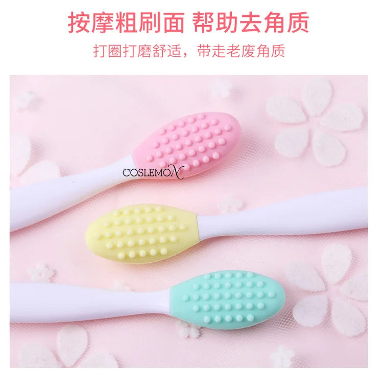 1/3pcs Silicone Cleansing Brush Beauty Skin Care Wash Face Blackhead Removal Scrub Soft Deep Cleaning Exfoliator Cleanser Tool