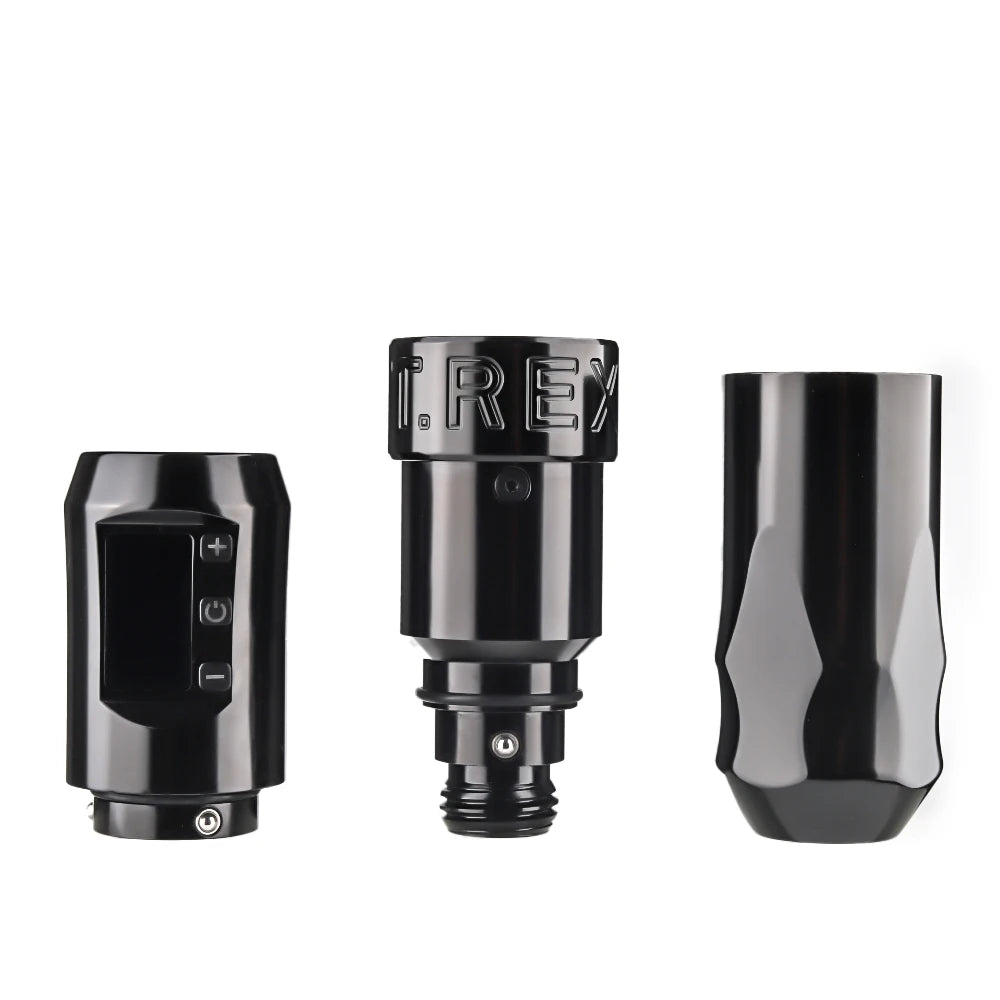 T-Rex Wireless Tattoo Machine Rotaty Battery Pen With Portable Power Pack 2400mAh LCD Digital Display For Body Art Makeup