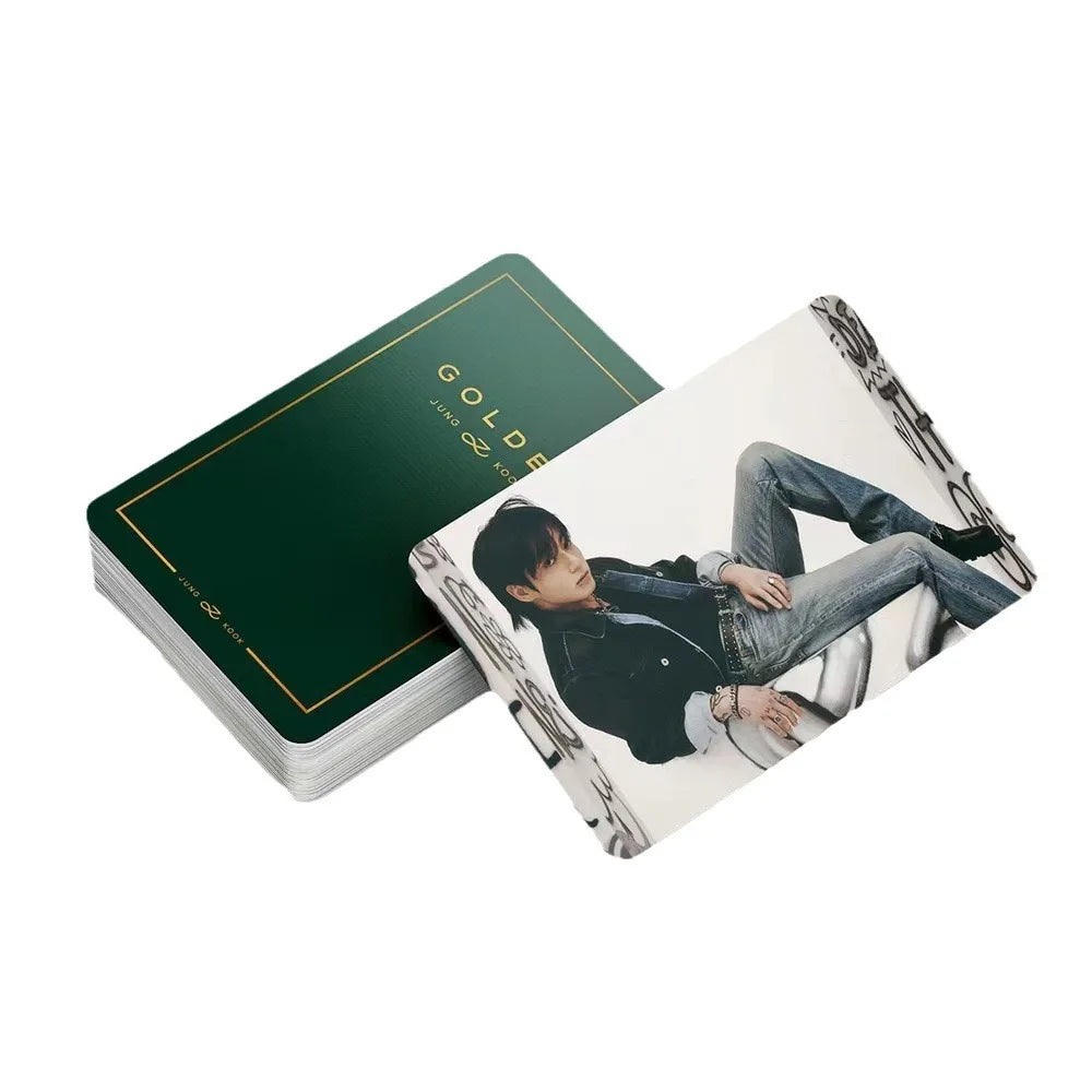 55Pcs/Box Kpop GOLDEN Solo Photocards Lomo Cards Photo Card for Fans Collection