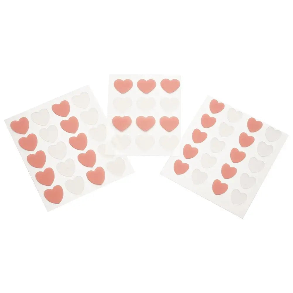 12/20 Counts Acne Care Patches Cute Pink Heart Shaped Acne Pimple Patches Invisible Acne Cover Treatment Stickers Skin Care Viralgem Store