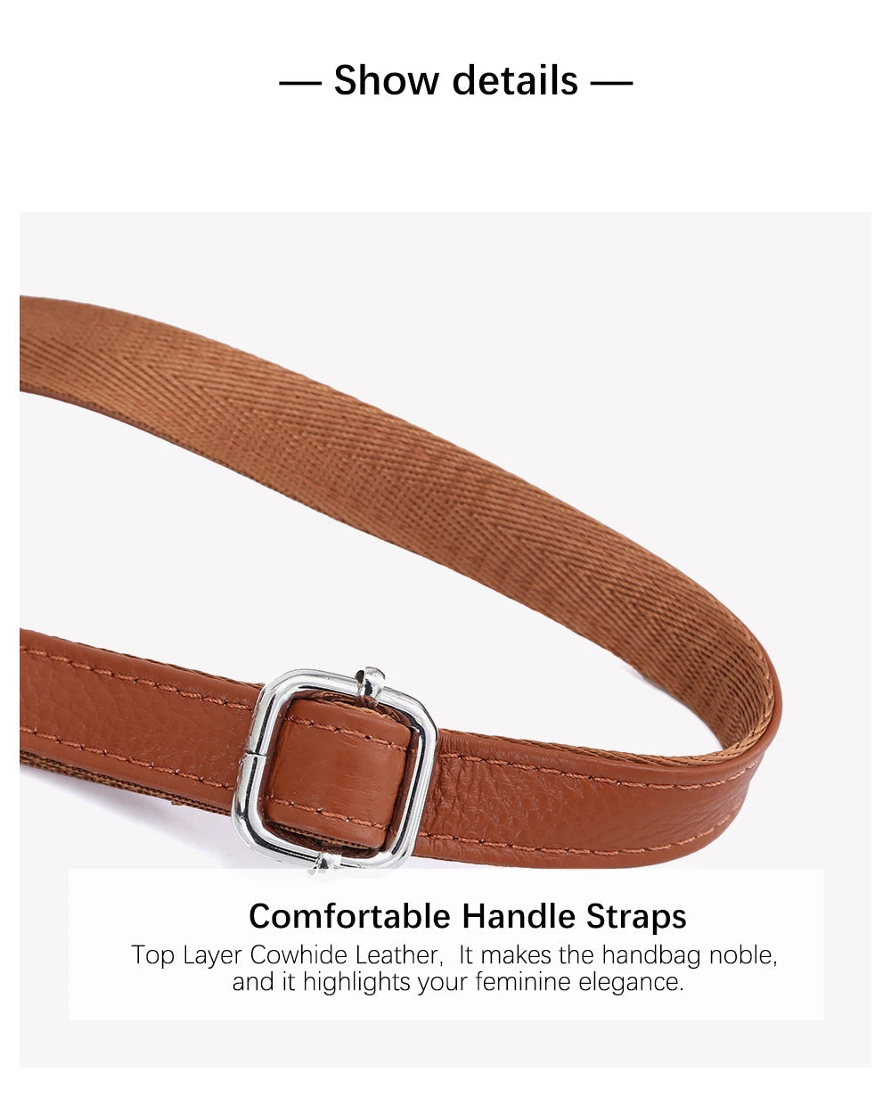 Zency Designer Women Shoulder Bag Genuine Cowhide Leather Handbag Zipper Pockets Large Capacity Female Crossbody Bag White Viralgem Store