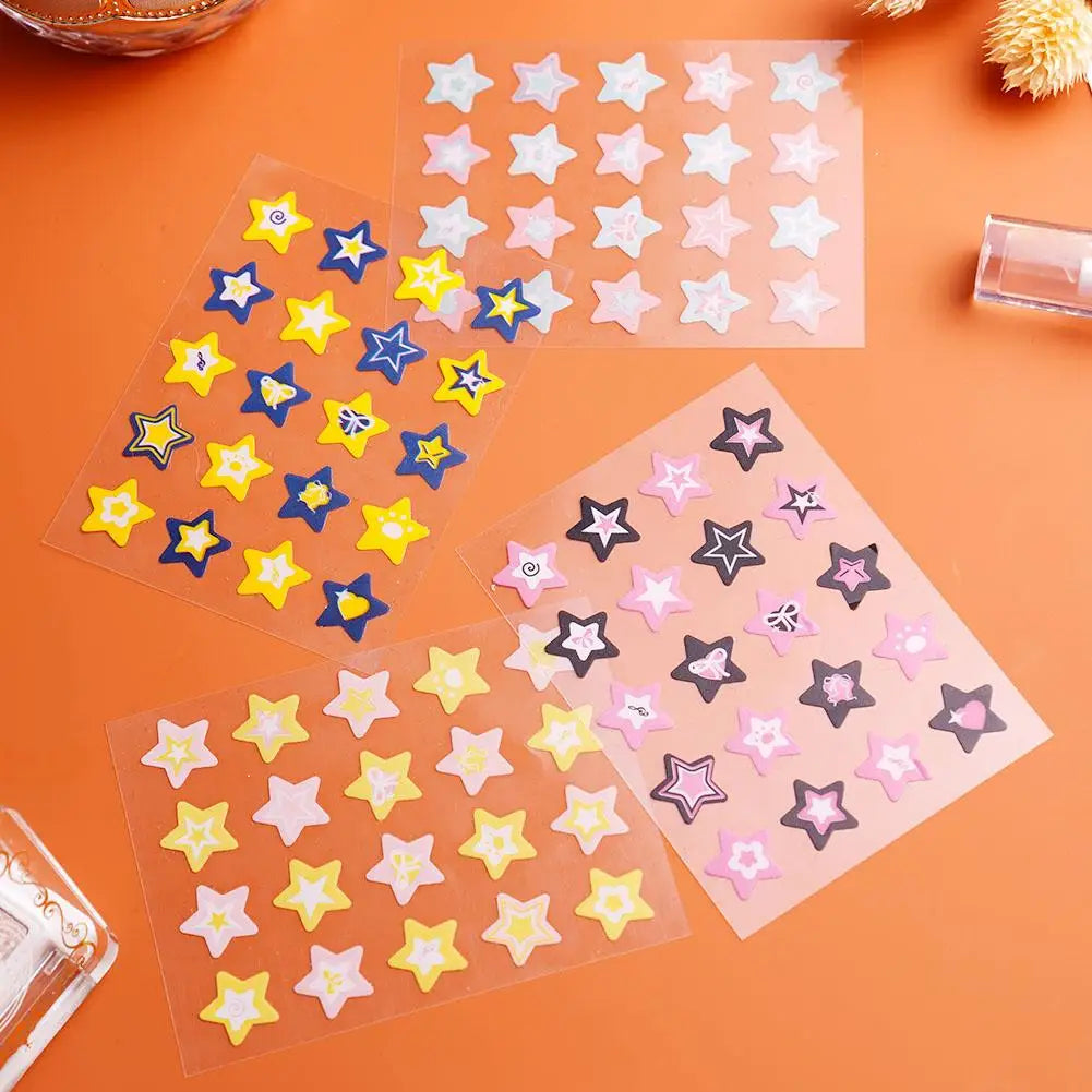 1PC Colorful Star Shaped PE Pimple Patches Acne Invisible Removal Skin Care Stickers Concealer Face Spot Beauty Makeup Tools