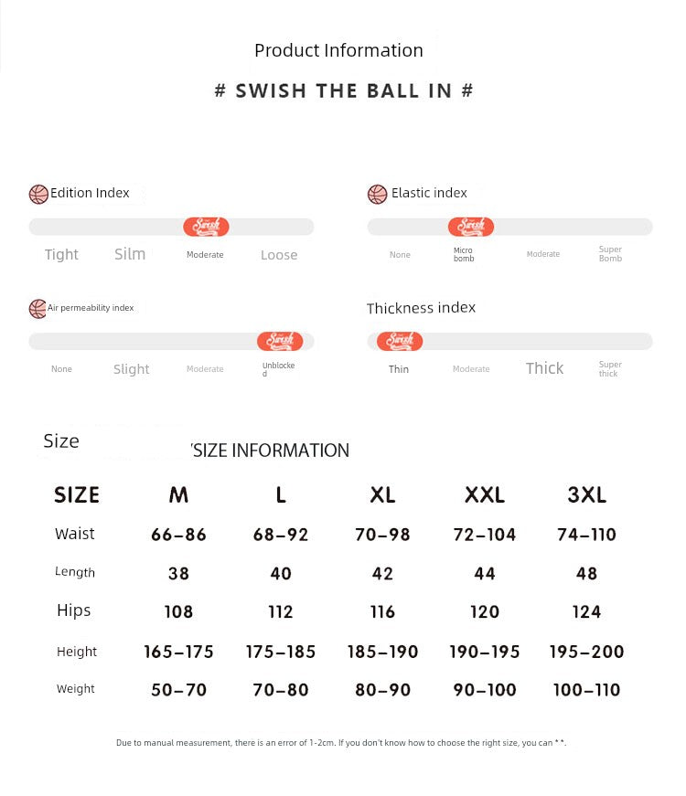 Swish the Ball in Basketball Men Fake Two-Piece