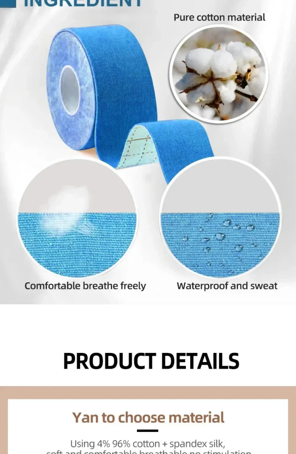 2.5CM x 5M Kinesiology Tape For Face V Line Neck Eyes Lifting Wrinkle Remover Sticker Tape Facial Skin Care Tool Elastic Bandage Viralgem Store