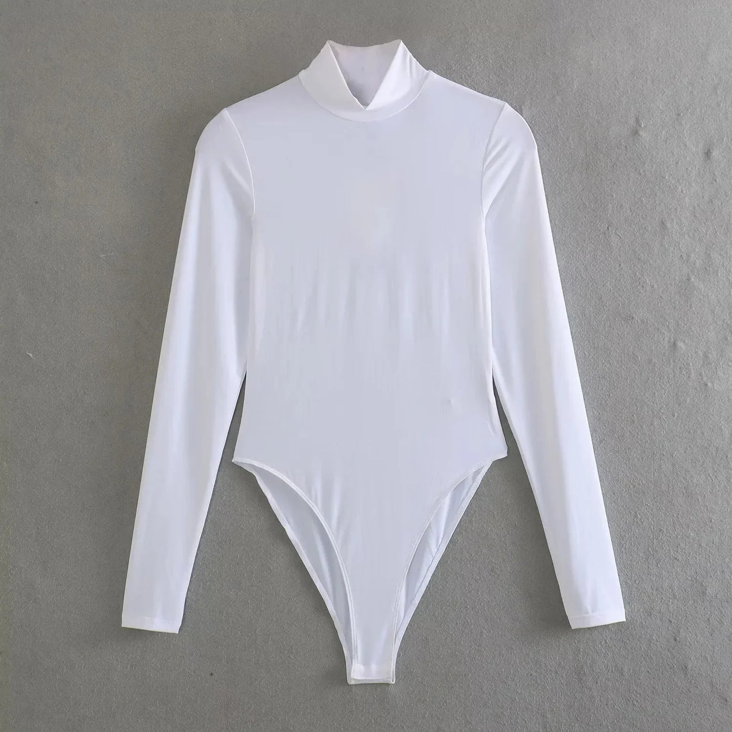 TRAF 2024 Women's Long Sleeve Body High Neck Lingeries Bodysuit Woman Basic Bodysuit Tops For Women Elegant Women's Bodys