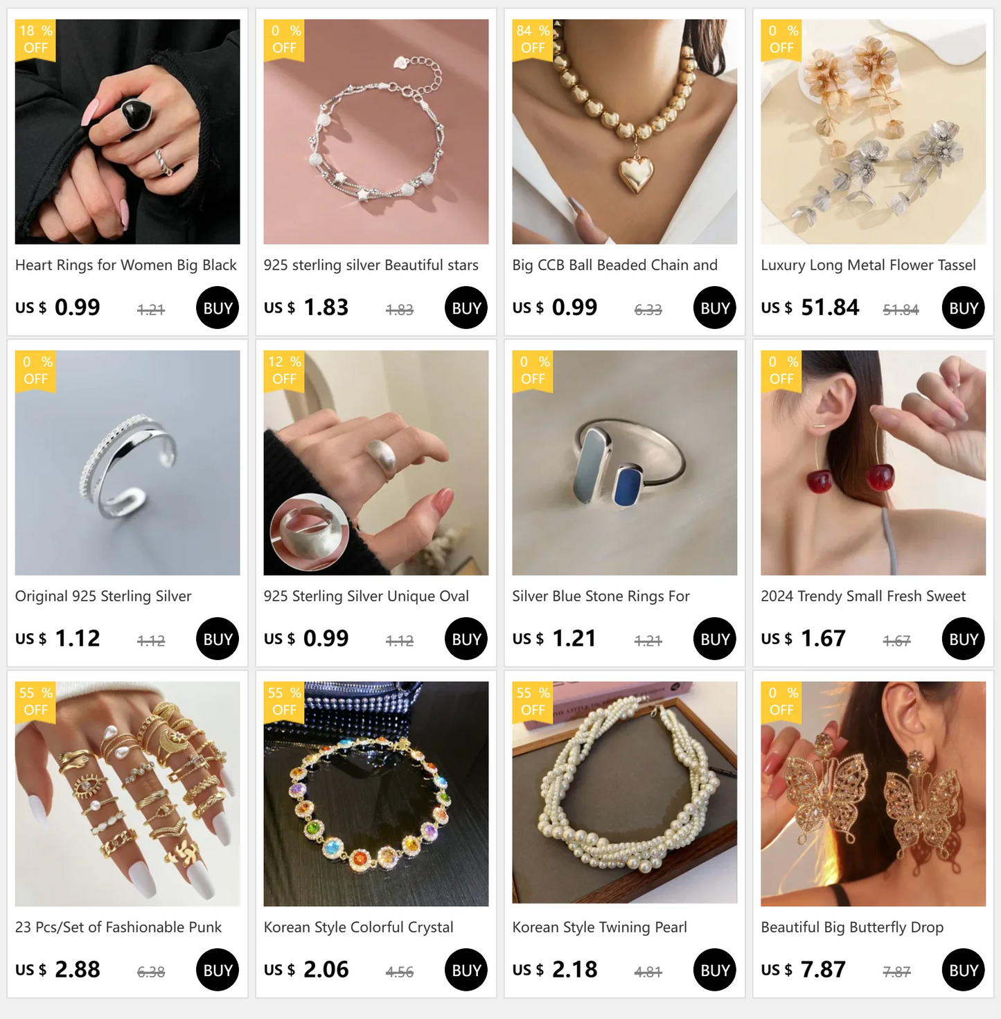 925 Sterling Silve Smooth Ring for Women Gift Personality Punk Creative Adjustable Minimalism Jewelry Dropshipping