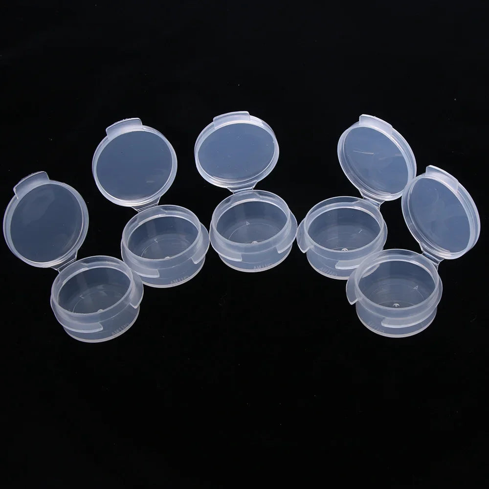 5/10/20/50Pcs 5g Make Up Jars Mini Sample Bottle Sealing Pot Face Cream Container Plastic Transparent Case Salad Sauce Box