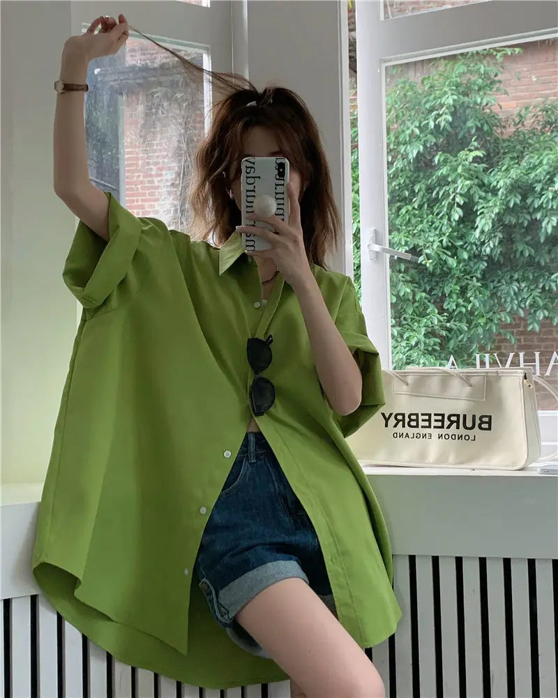 XEJ Elegant and Youth Woman Blouses Oversize Shirts Woman Summer Women's Clothing Spring 2022 Short Hand Shirt Youth Blouses