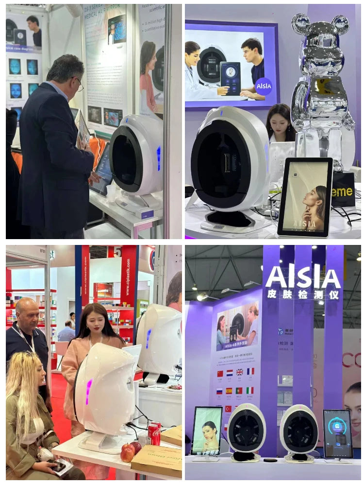 AISIA Q1 3D AI Facial Skin Analyzer Detection Skin Problem Diagnosis 8 Spectrum Professional Analysis Beauty Salon Equipment Viralgem Store