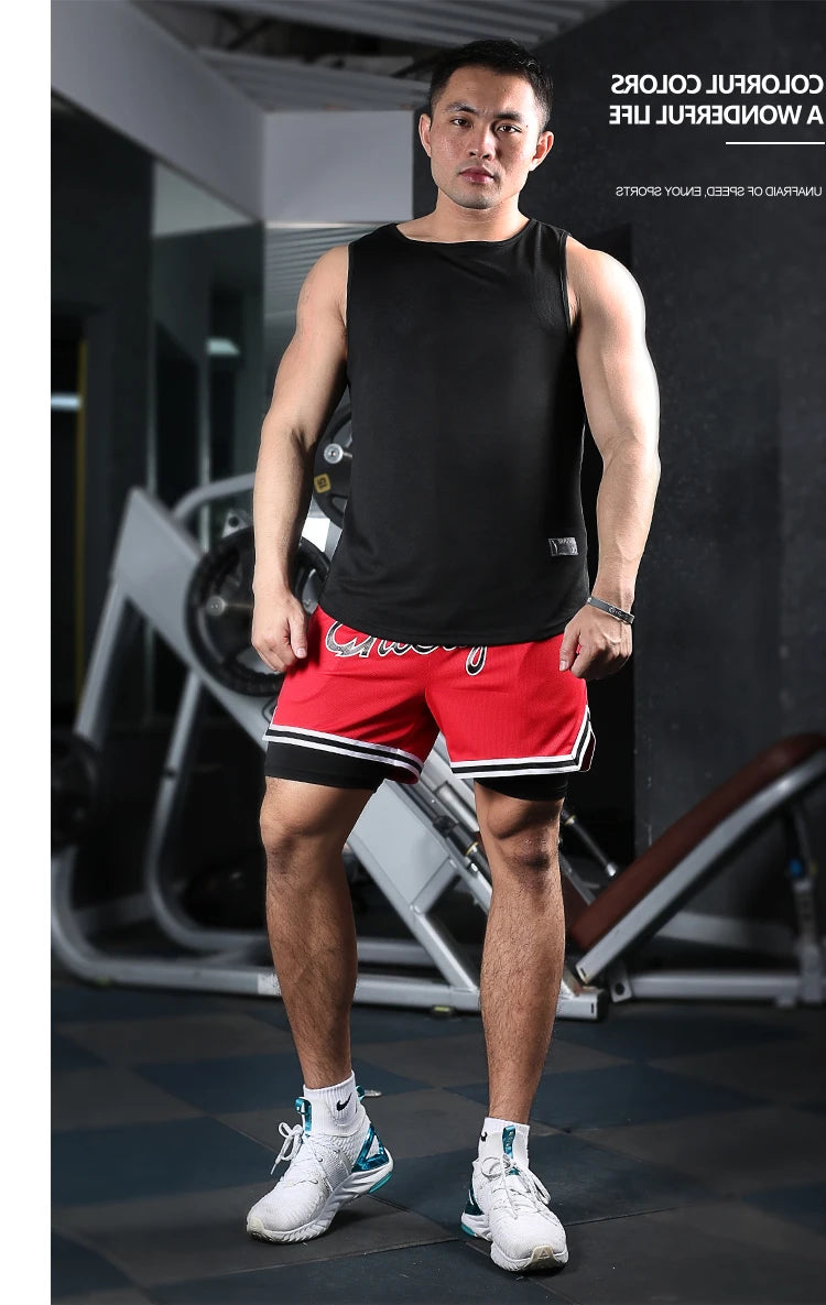 Adult Men Women Running Outdoor Shirts Tight Gym Tank Top Fitness Sleeveless T-shirts Sport Exercise Basketball Vest Clothes z03