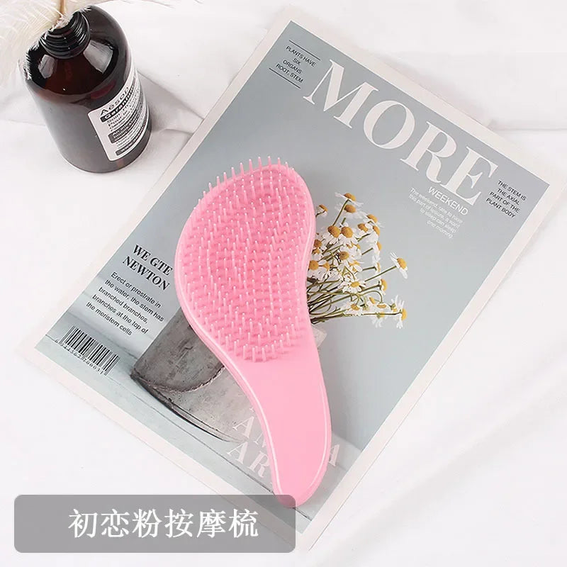 1pc Magic Detangling Comb Anti-static Massage Hair Brush Tangle Detangle Air Cushion Hair Brush Salon Barber Hair Styling Tools