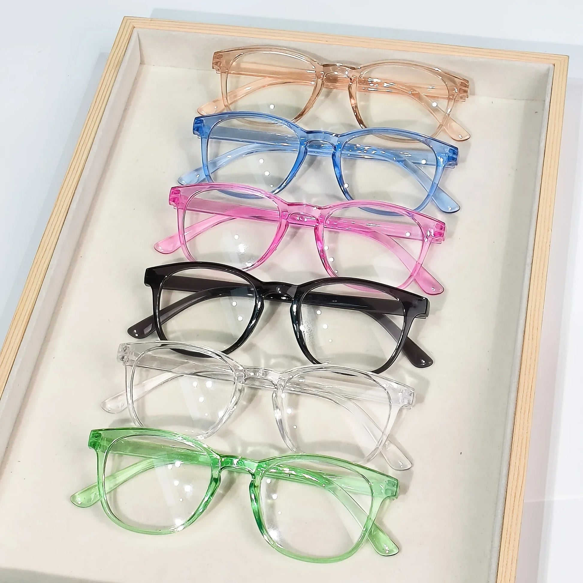 6pcs Fashion Oval Reading Glasses Colorful Chic Presbyopic Glasses For Women Men 1.0 To +4.0 Viralgem Store