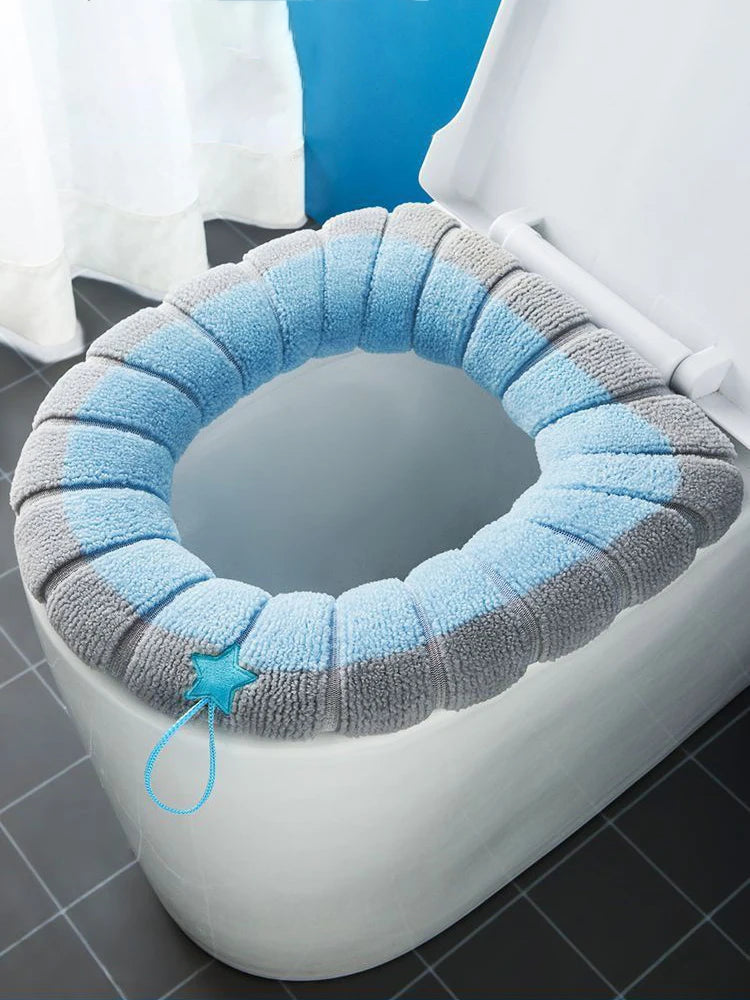 1pcs Toilet Cover Toilet Seat Cover Pads with Handle Toilet Lid Cover Cushion Thicker Bathroom Soft Toilet Seat Cover Soft Thick Viralgem Store