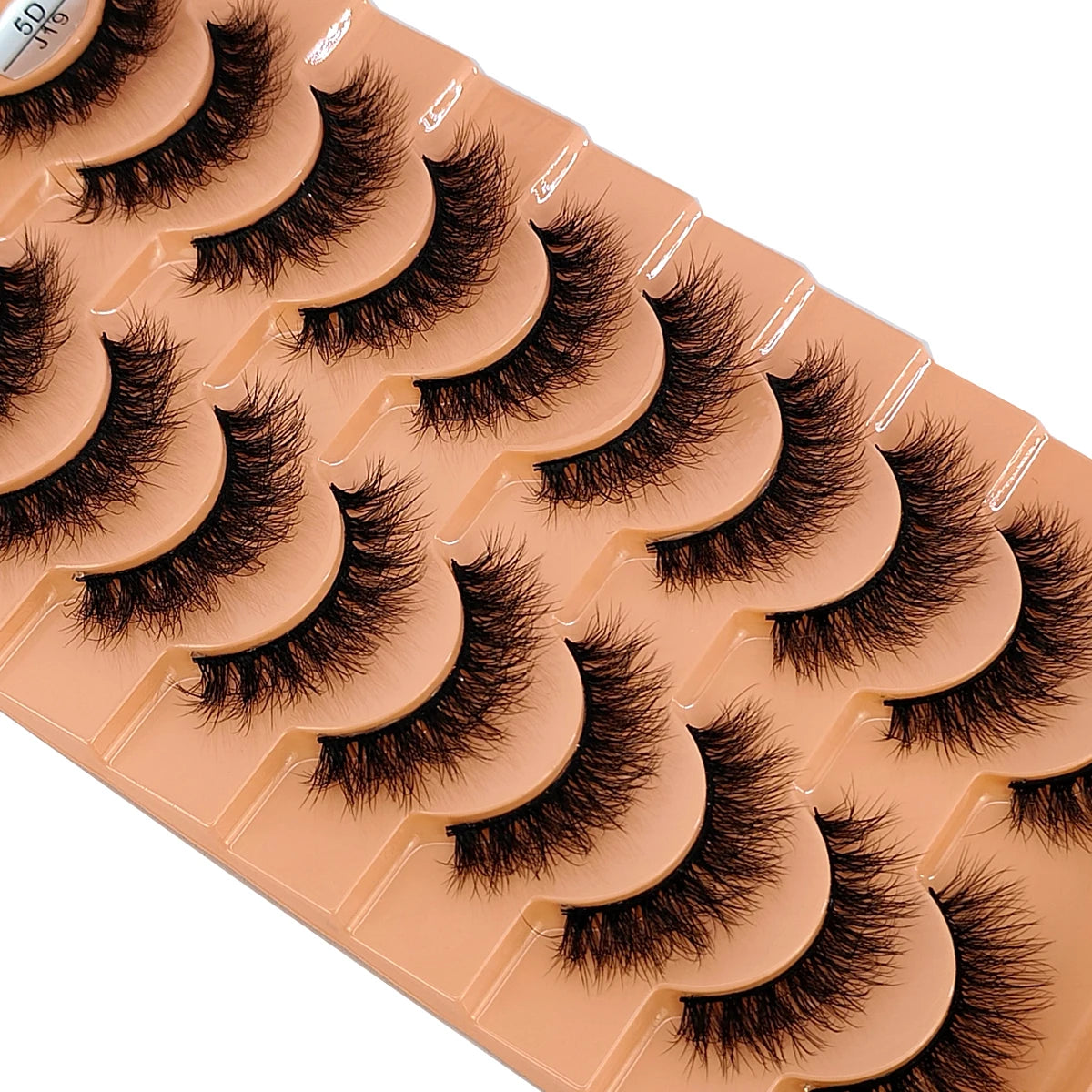 10 Pairs 3D Faux Mink Lashes Fluffy Soft Beauty Wispy Natural Short False Eyelashes Curly lashes Makeup Classic Thick eyelashes