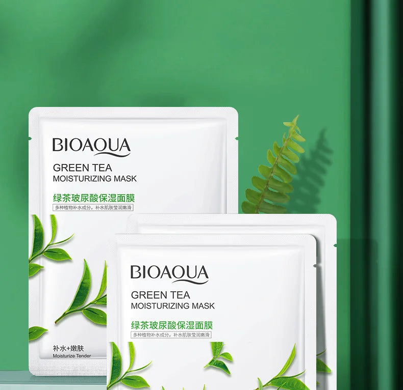 8pcs BIOAQUA Fruit Facial Masks Moisturizing Hydrating Brightening Anti-aging Face Mask Sheet Masks for Face Skin Care Viralgem Store