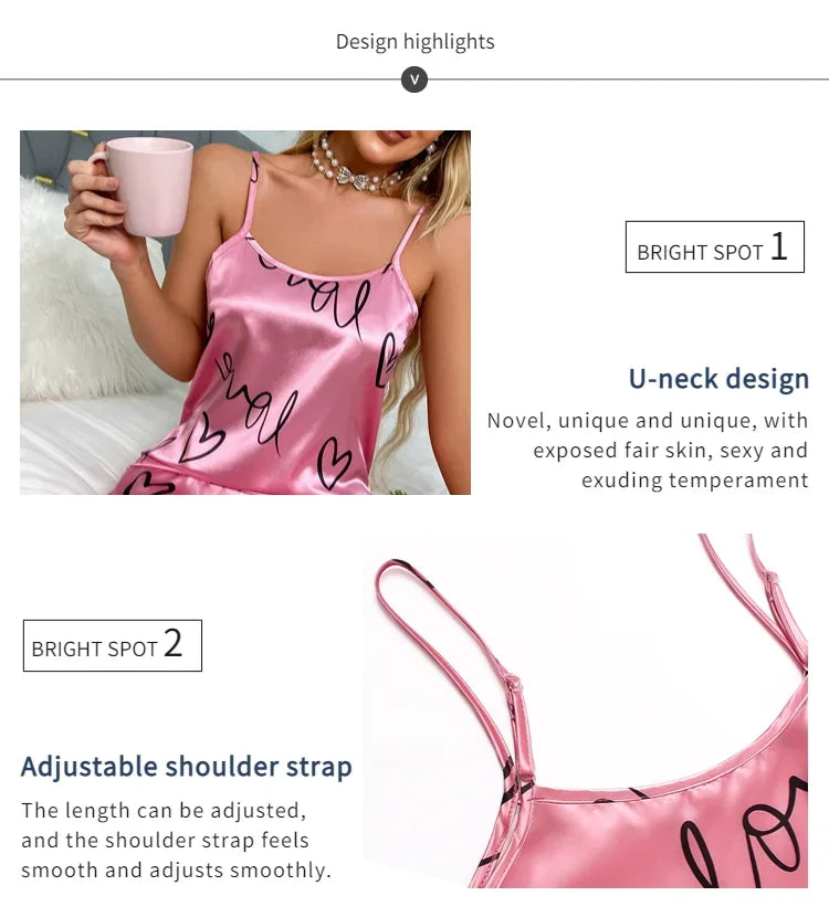 Women Sexy Sleeveless Nightdress Satin Chemise Lingerie Sleepwear Night Dress Cami Slip Dress Nightwear Nightgowns