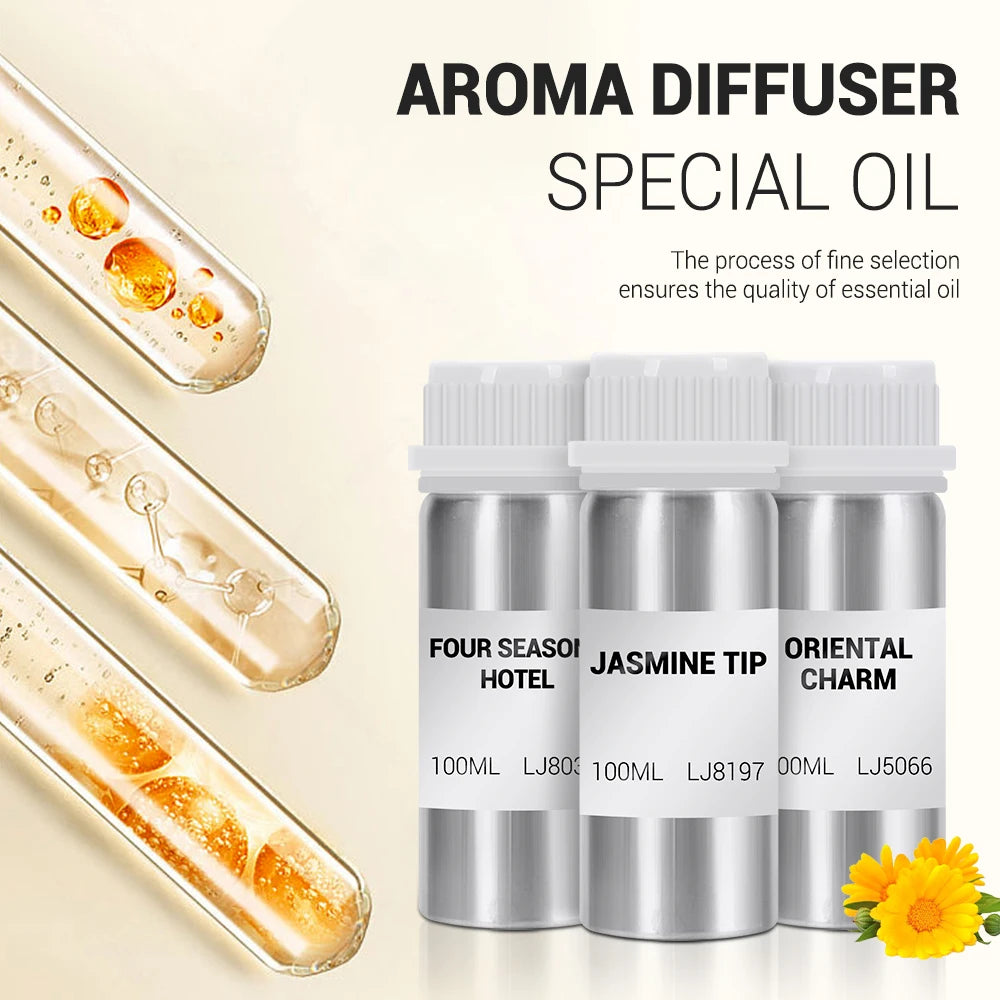 100ml Room Fragrance Hotel Essential Oil Aromatherapy Perfume Pure Plant Extrat Humidifiers Diffusers Essential Oil Bedroom