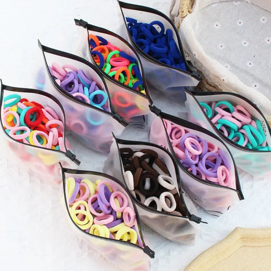 50/100Pcs Hairbands Girls Candy Color Elastic Rubber Band Hair Bands Child Baby Headband Scrunchie Kids Hair Accessories Viralgem Store