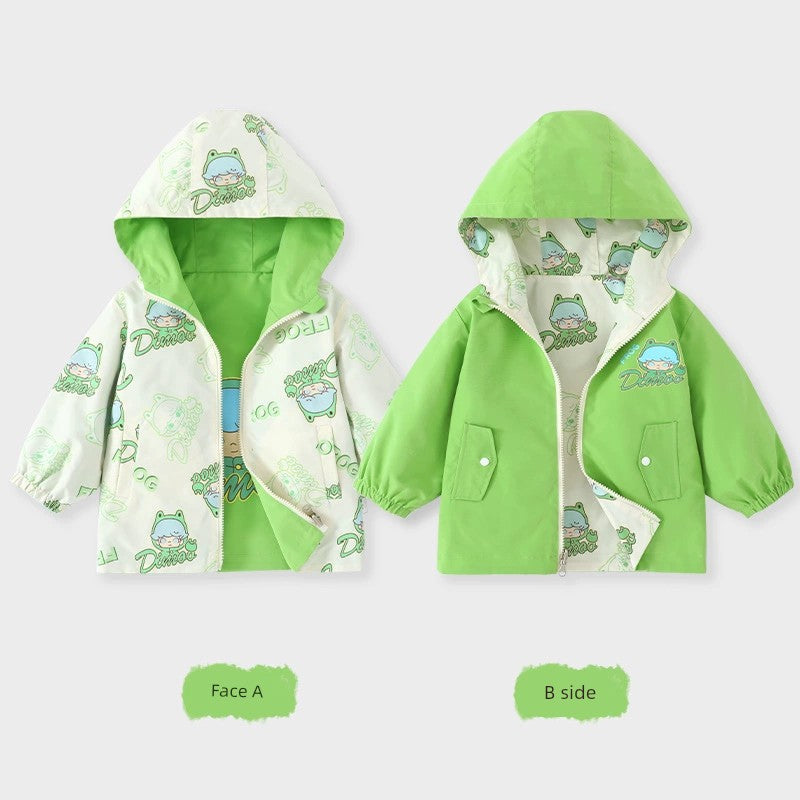 Women's Spring and Autumn Hooded Girl Infant Clothes and Coat Viralgem Store