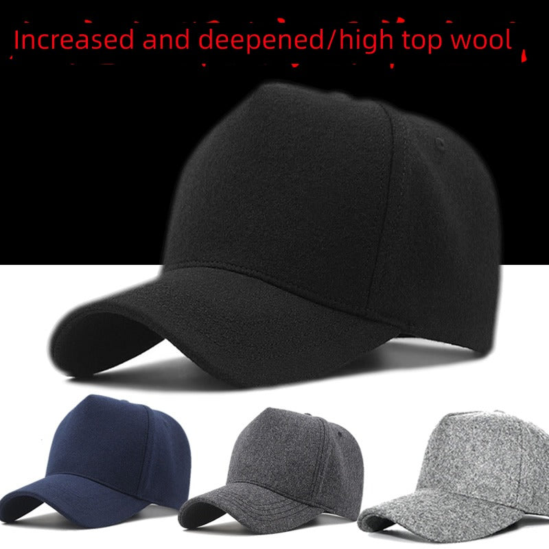 Wool Hat Men Large Size Tall Crown Suitable for round Faces Viralgem Store