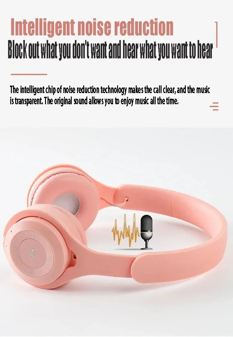 Y08 Macaron Wireless Bluetooth Headphones With Microphone Wired Earphones Gaming Headset Gamer Mp3 Players Choice Kids Gifts Viralgem Store