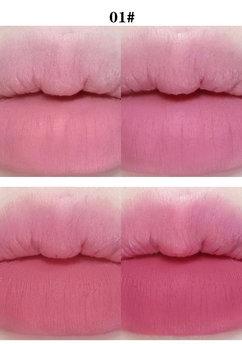 4pc/set Lipstick Mini Crayon Lip Gloss 24hours Long Lasting Matte Lip Makeup Tint Easy To Color Sexy Waterproof Beauty Cosmetics