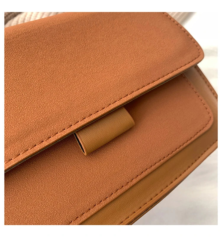 Wide Straps Shoulder Bag Flap Small Crossbody Bags for Women Simple Classic Handbags for Women Sac A Main Femme сумка женская